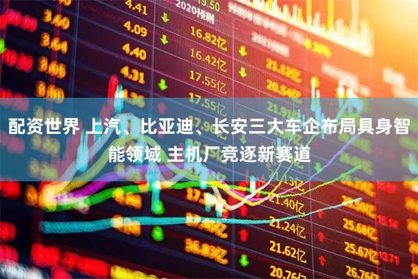 配资世界 上汽、比亚迪、长安三大车企布局具身智能领域 主机厂竞逐新赛道