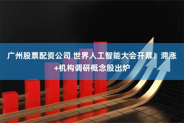 广州股票配资公司 世界人工智能大会开幕！滞涨+机构调研概念股出炉
